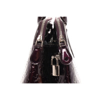 Bally Handbag Patent leather in Violet