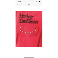 Harley Davidson Top Cotton in Red