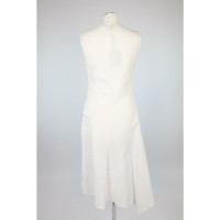 Dkny Kleid aus Baumwolle in Weiß