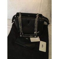 Fendi Dotcom Click en Cuir en Noir