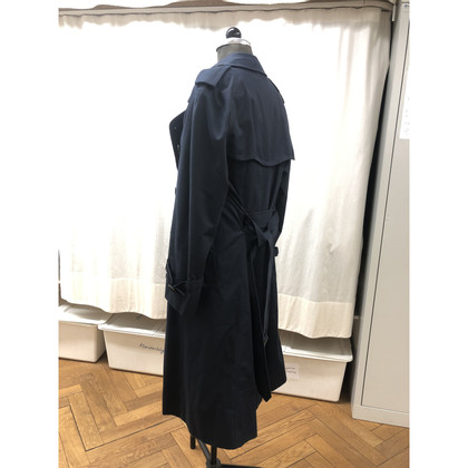 Burberry Jacket/Coat Canvas in Blue