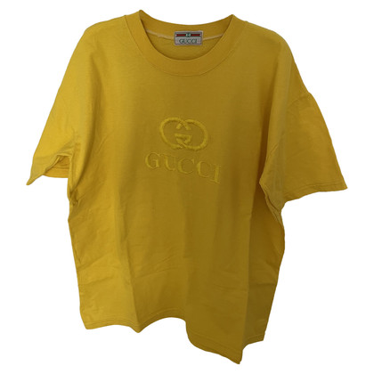 Gucci Strick aus Baumwolle in Gelb