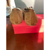Carolina Herrera Slippers/Ballerinas Leather in Brown