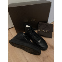 Gucci Sneakers Leer in Zwart