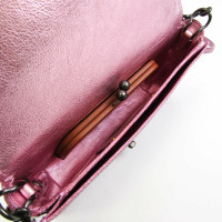 Coach Umhängetasche aus Leder in Rosa / Pink