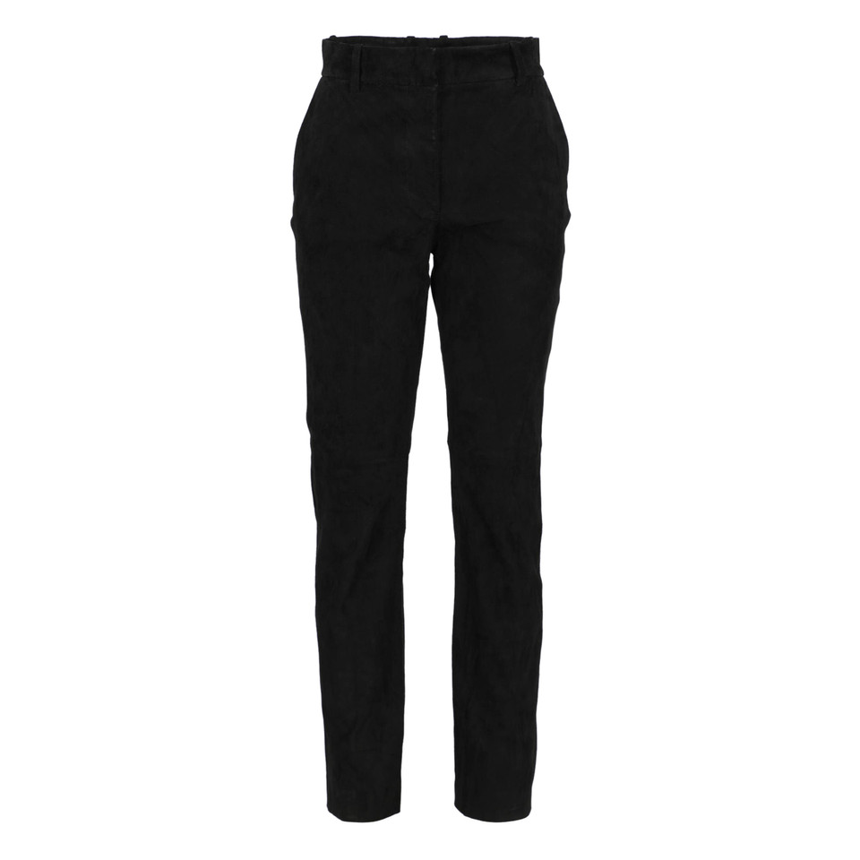 Joseph Trousers Leather in Black