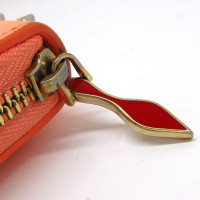 Christian Louboutin Panettone Portemonnaie Leather in Orange