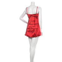 Karen Millen Dress Cotton in Red