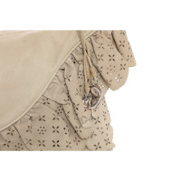 Christian Dior Handtasche aus Leder in Beige