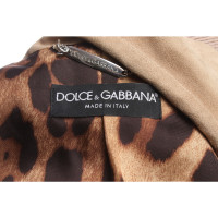 Dolce & Gabbana Jas/Mantel Leer in Beige
