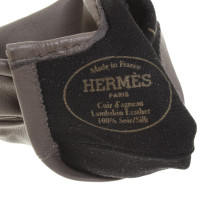 Hermès Guanti in pelle a Gray