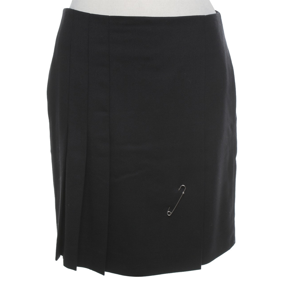 Cinque Pleated skirt in black