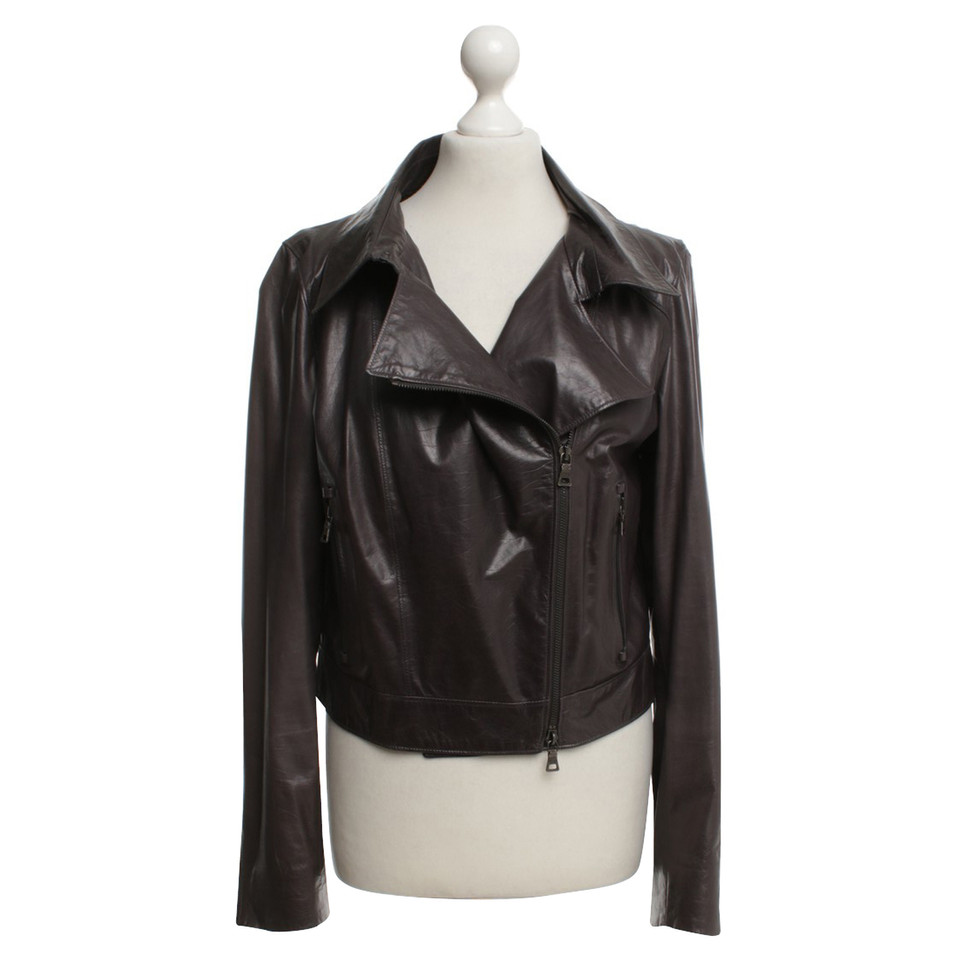Prada Leather jacket in brown