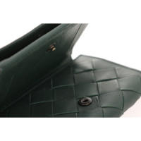 Bottega Veneta Borsette/Portafoglio in Pelle in Verde