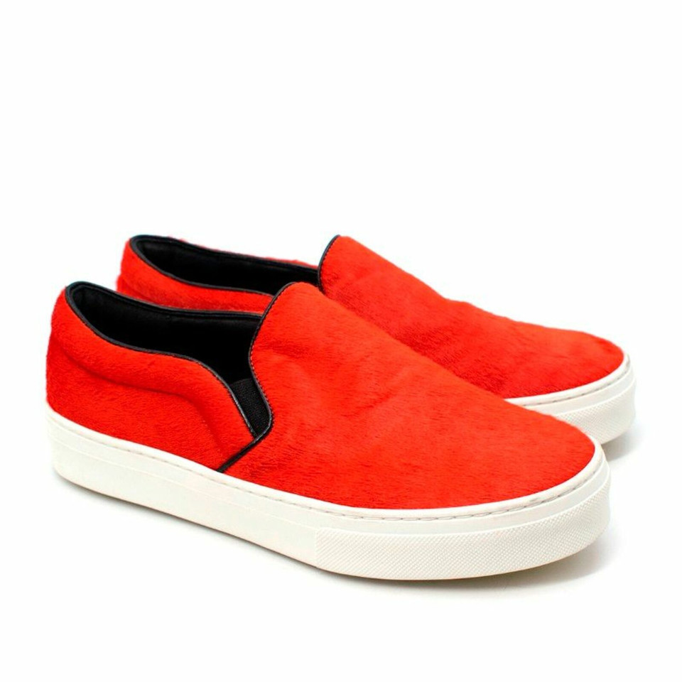 Céline Trainers Leather in Orange