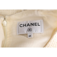 Chanel Robe en Laine en Crème