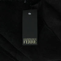 Gianfranco Ferré Jacket/Coat Suede in Black