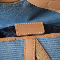 Christian Dior Saddle Bag in Denim in Blu