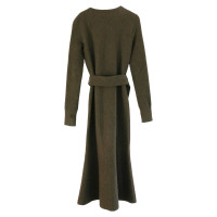 Victoria Beckham Dress Wool in Khaki
