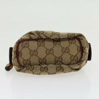 Gucci Clutch Canvas in Beige