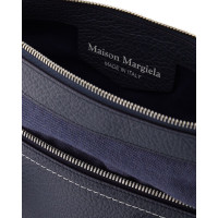 Mm6 Maison Margiela Handtasche aus Leder in Blau