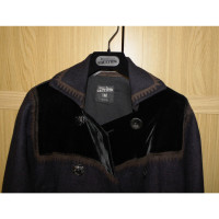 Jean Paul Gaultier Jacket/Coat Wool in Blue