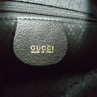 Gucci Bamboo Shopper en Daim en Noir