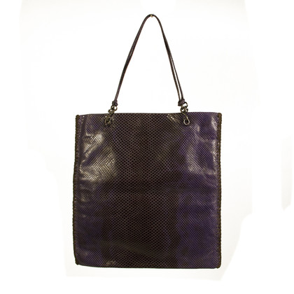 Prada Tote Bag aus Leder in Violett
