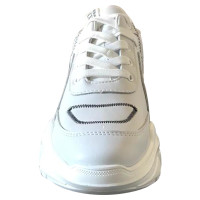 Versace Chaussures de sport en Cuir en Blanc