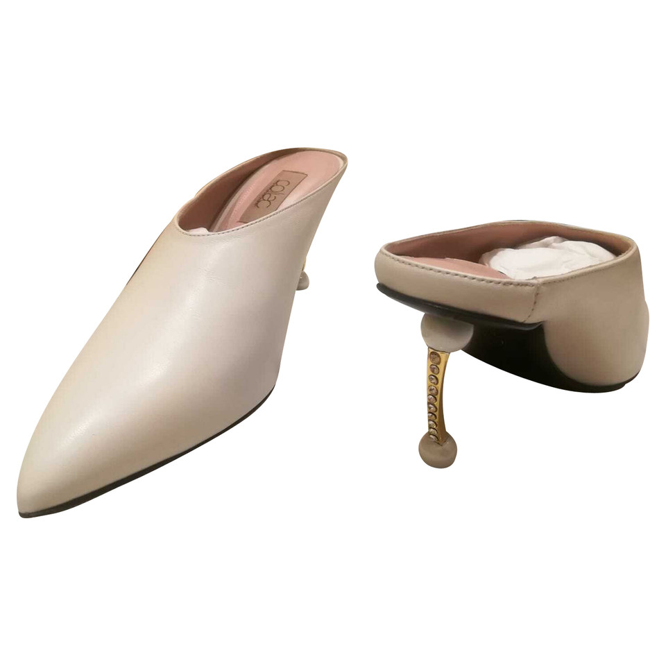 Coliac Pumps/Peeptoes Leather in White