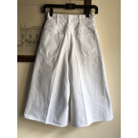 Céline Skirt Jeans fabric in White