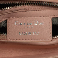 Christian Dior Lady Dior Medium Leather in Pink