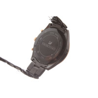 Swarovski Armbanduhr aus Stahl in Schwarz