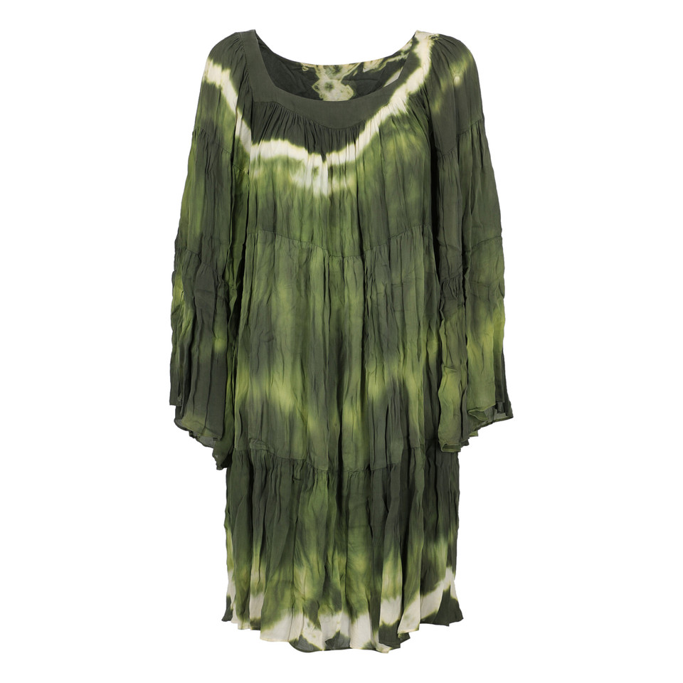 Balmain Dress Silk in Green