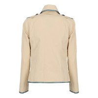 Chanel Giacca/Cappotto in Cotone in Beige
