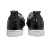 Christian Louboutin Sneakers Canvas in Zilverachtig