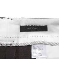 Windsor Hose aus Leinen in Braun