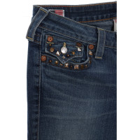 True Religion Jeans in Cotone in Blu