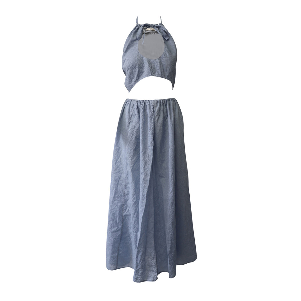 Marysia  Kleid aus Baumwolle in Blau