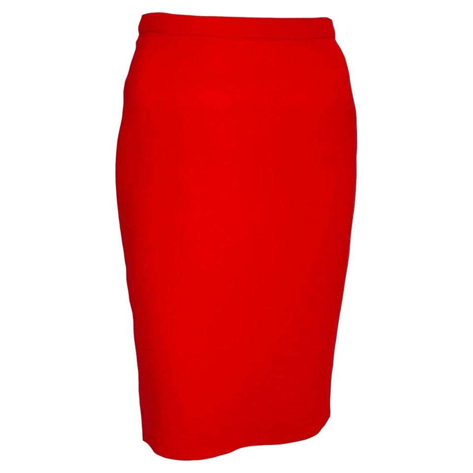 Christian Dior Skirt Silk in Red