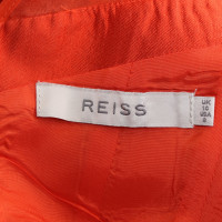 Reiss Robe en Soie en Orange