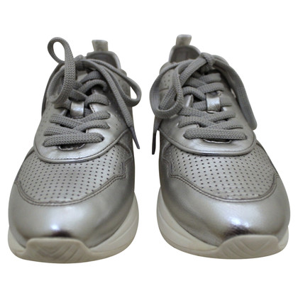 Liu Jo Sneakers aus Leder in Silbern