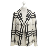 Rena Lange Checkered blazer in cream / black