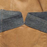 Armani Jeans Giacca di pelle color ocra