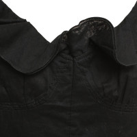 Burberry Robe en coton noir