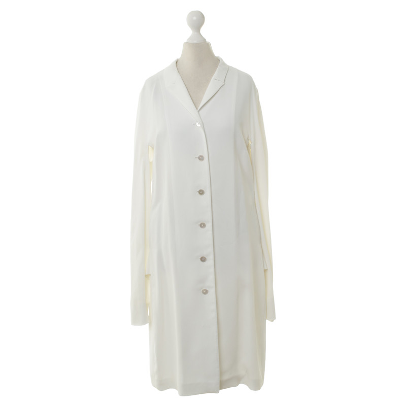 Jil Sander Coat dress in white
