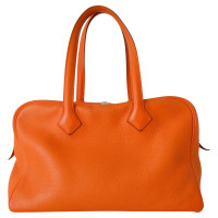 Hermès Victoria II 35 Leather in Orange