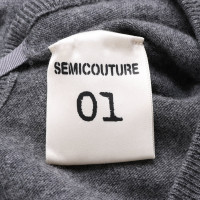 Semi Couture Maglione lavorato a maglia in grigio