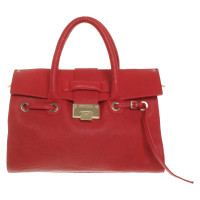 Jimmy Choo Handbag Leather in Red
