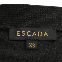 Escada Cardigan in gray with beading